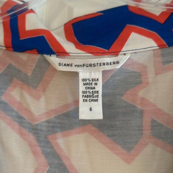 DVF geometric wrap dress - Picture 3 of 5